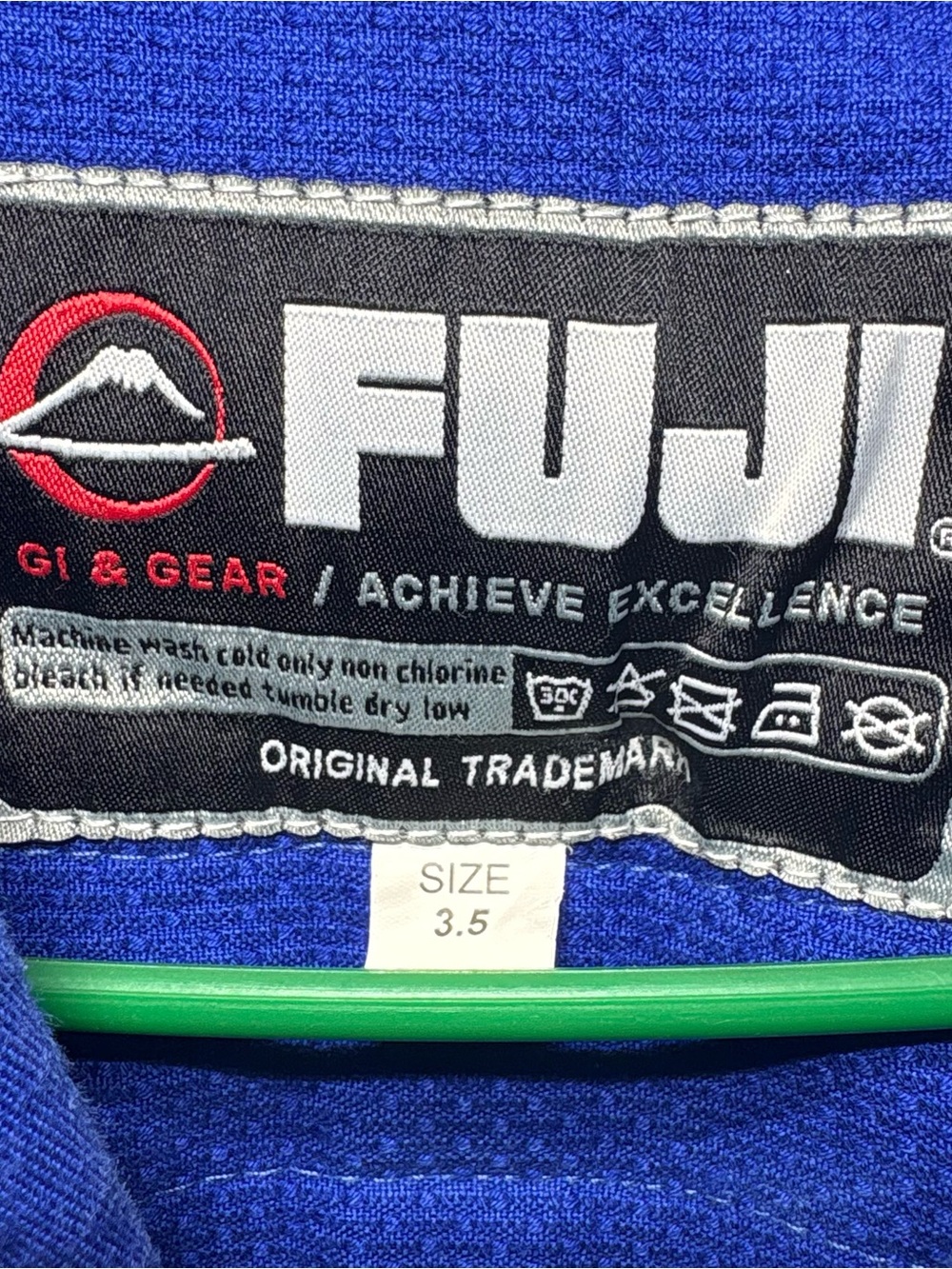 Fuji USA Judo Gi Jacket Blue Size 3.5 Martial Arts Uniform - Picture 5 of 12